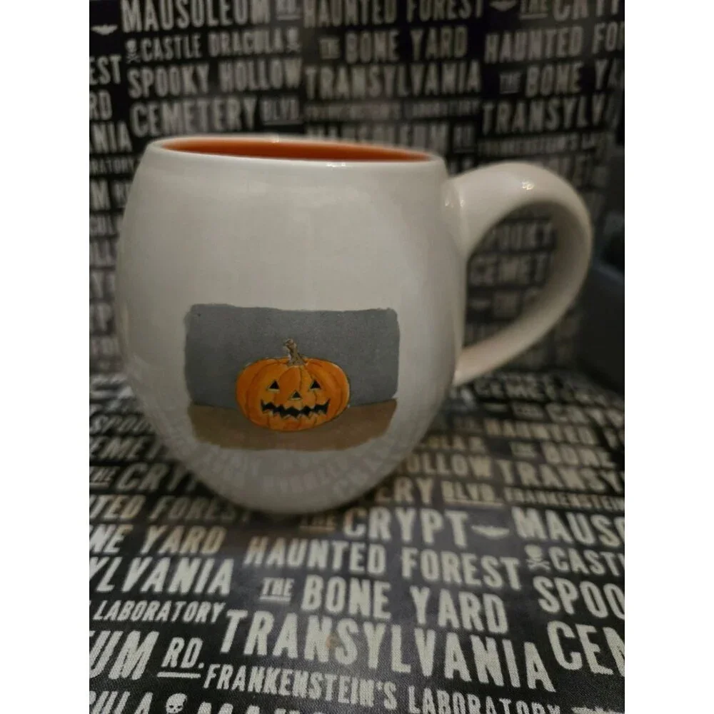 Rae Dunn Happy Halloween Pumpkin Icon Coffee Mug
